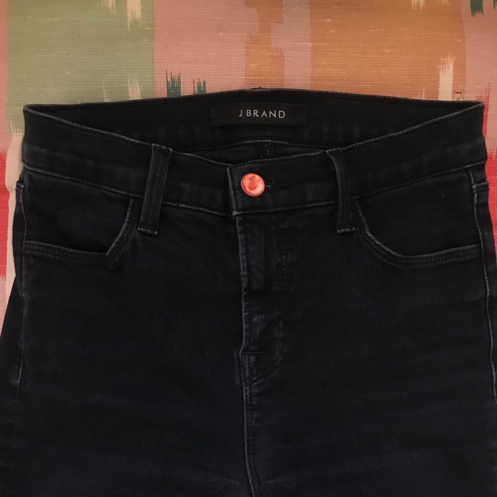 J Brand dark denim stretch skinny jeans